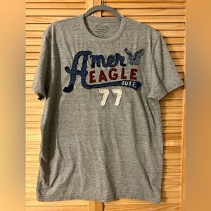 American Eagle Outfitters 77 Gray Tee